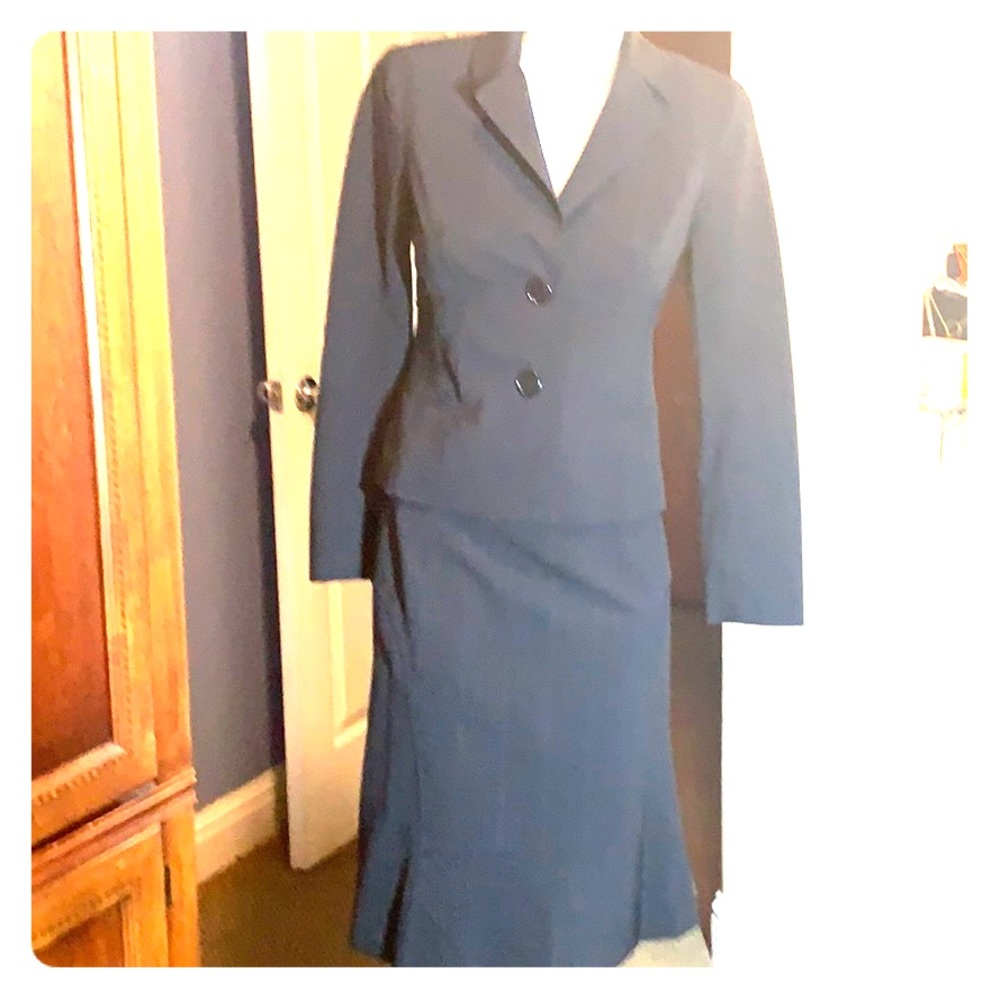 Trina Turk black skirt suit size 2